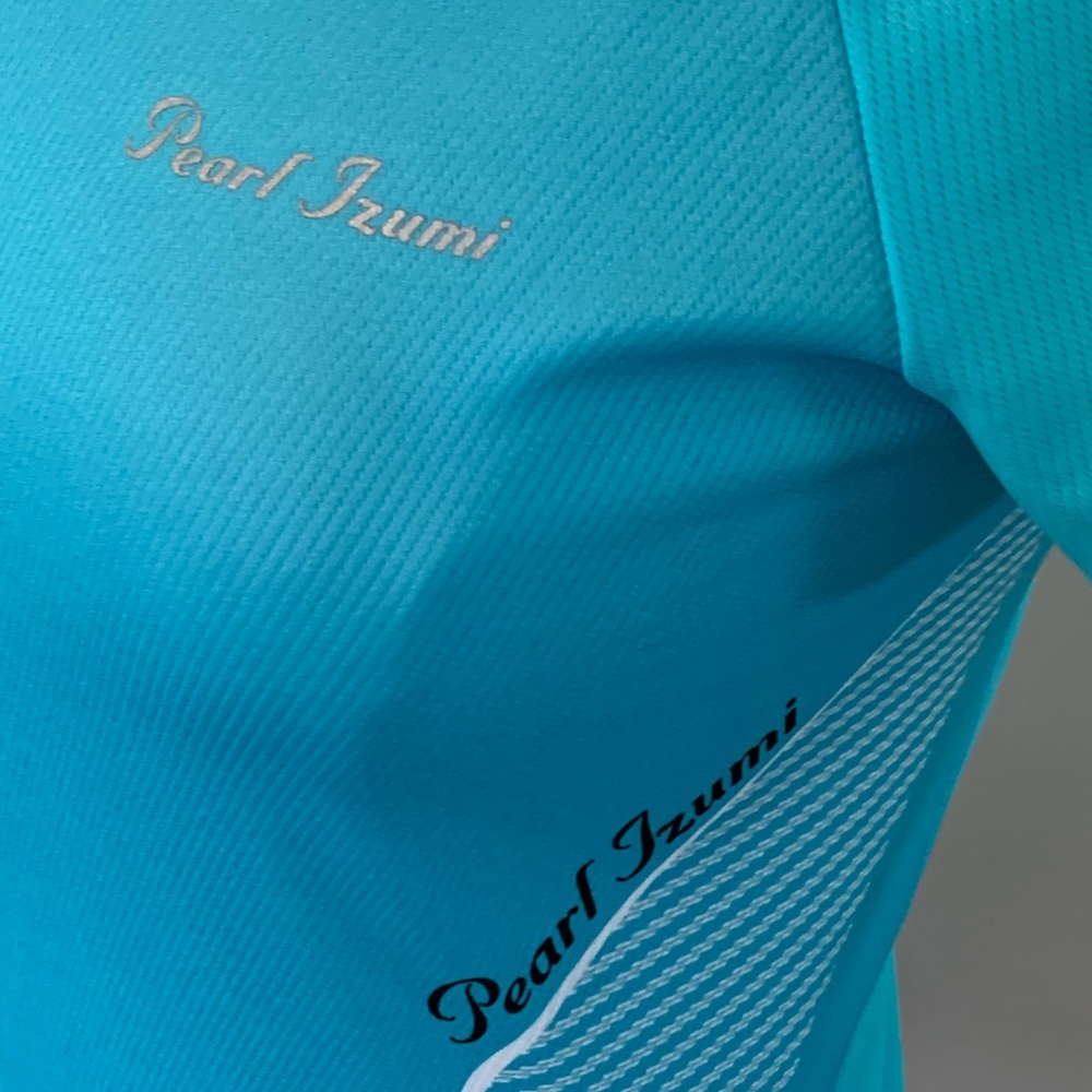 Women’s Pearl Izumi PRO Bike top athletic shirt cycling size medium Aqua blue - Picture 9 of 11